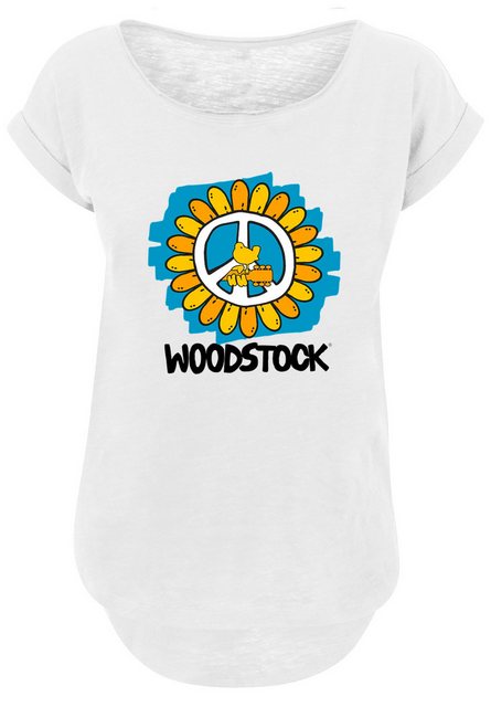 F4NT4STIC T-Shirt Woodstock Artwork Flower Peace Print günstig online kaufen