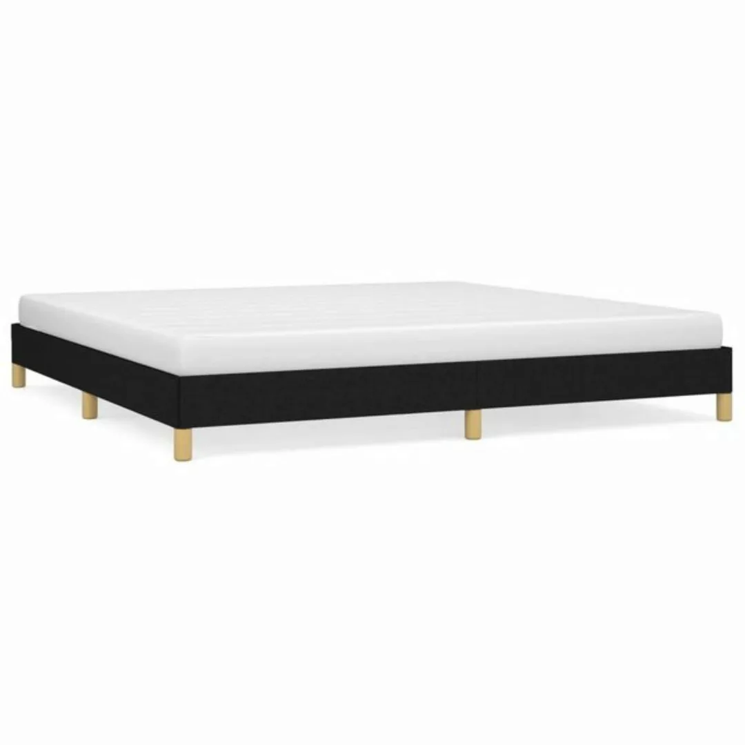 furnicato Bett Bettgestell Schwarz 200x200 cm Stoff günstig online kaufen