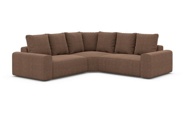 Sofa Dreams Ecksofa Ecksofa Gomera L Form Stoff, Strukturstoff, Samtstoff, günstig online kaufen