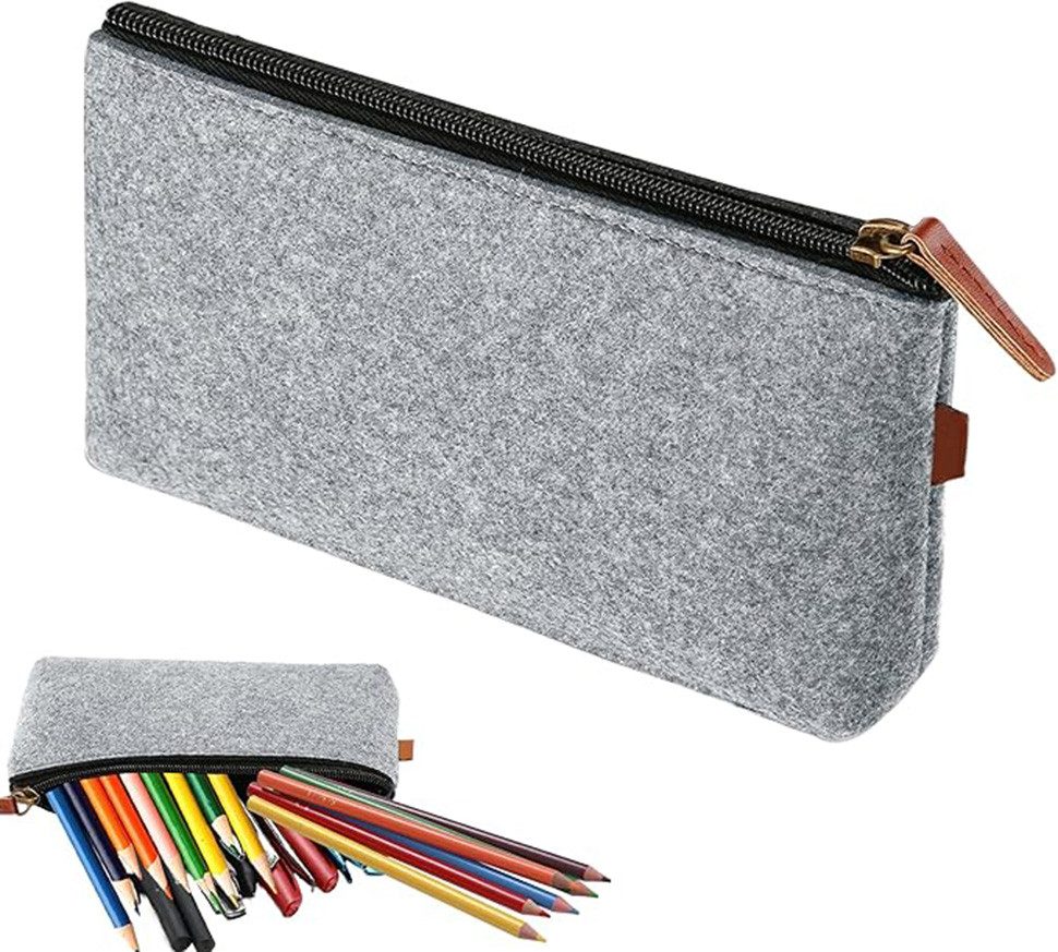 Coonoor Federmäppchen Multifunktionales Federmäppchen, Filz-Stiftetasche, g günstig online kaufen
