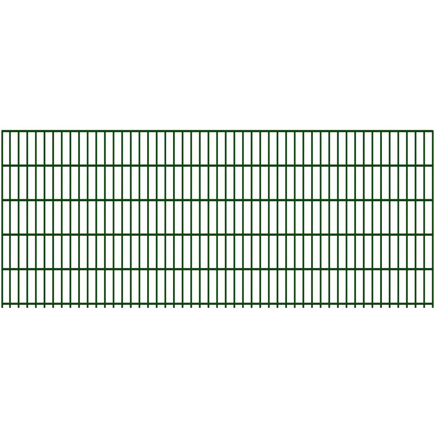 Doppelstabmatte 6/5/6 mm Moosgrün 250 cm x 83 cm günstig online kaufen