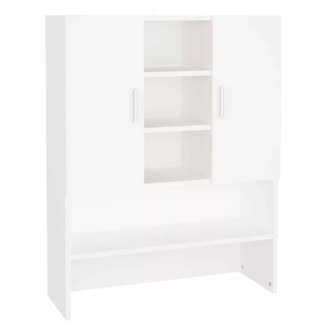 Waschmaschinenschrank Weiß 70,5x25,5x90 Cm günstig online kaufen