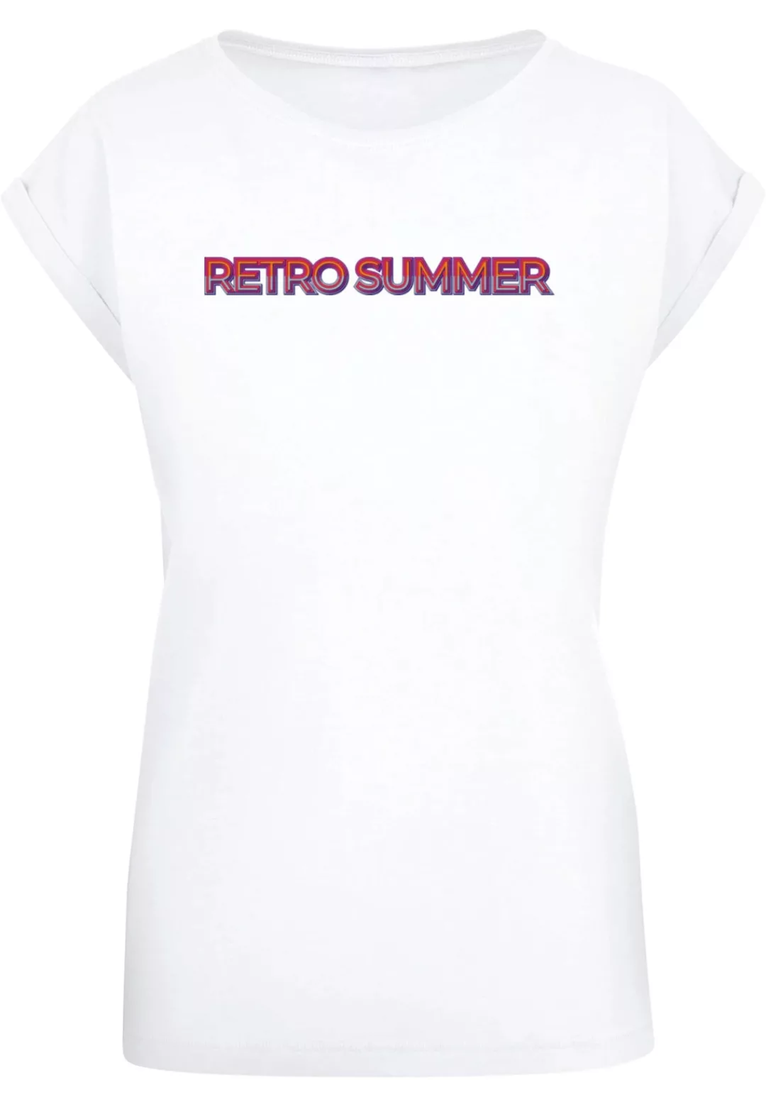 Merchcode T-Shirt "Merchcode Damen Ladies Summer - Retro T-Shirt" günstig online kaufen