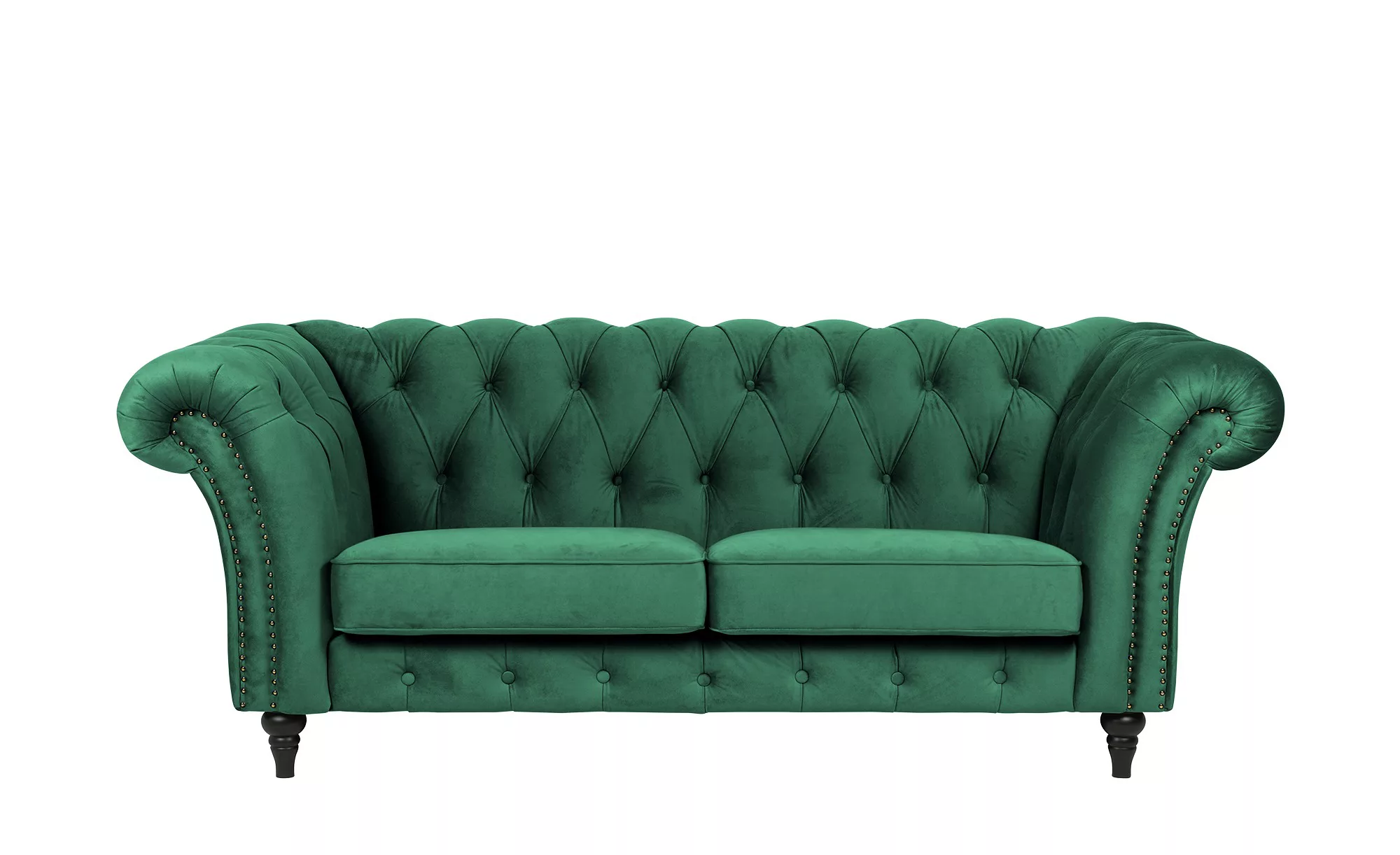 SOHO Einzelsofa  Churchill ¦ grün ¦ Maße (cm): B: 212 H: 79 T: 100 Aktuelle günstig online kaufen