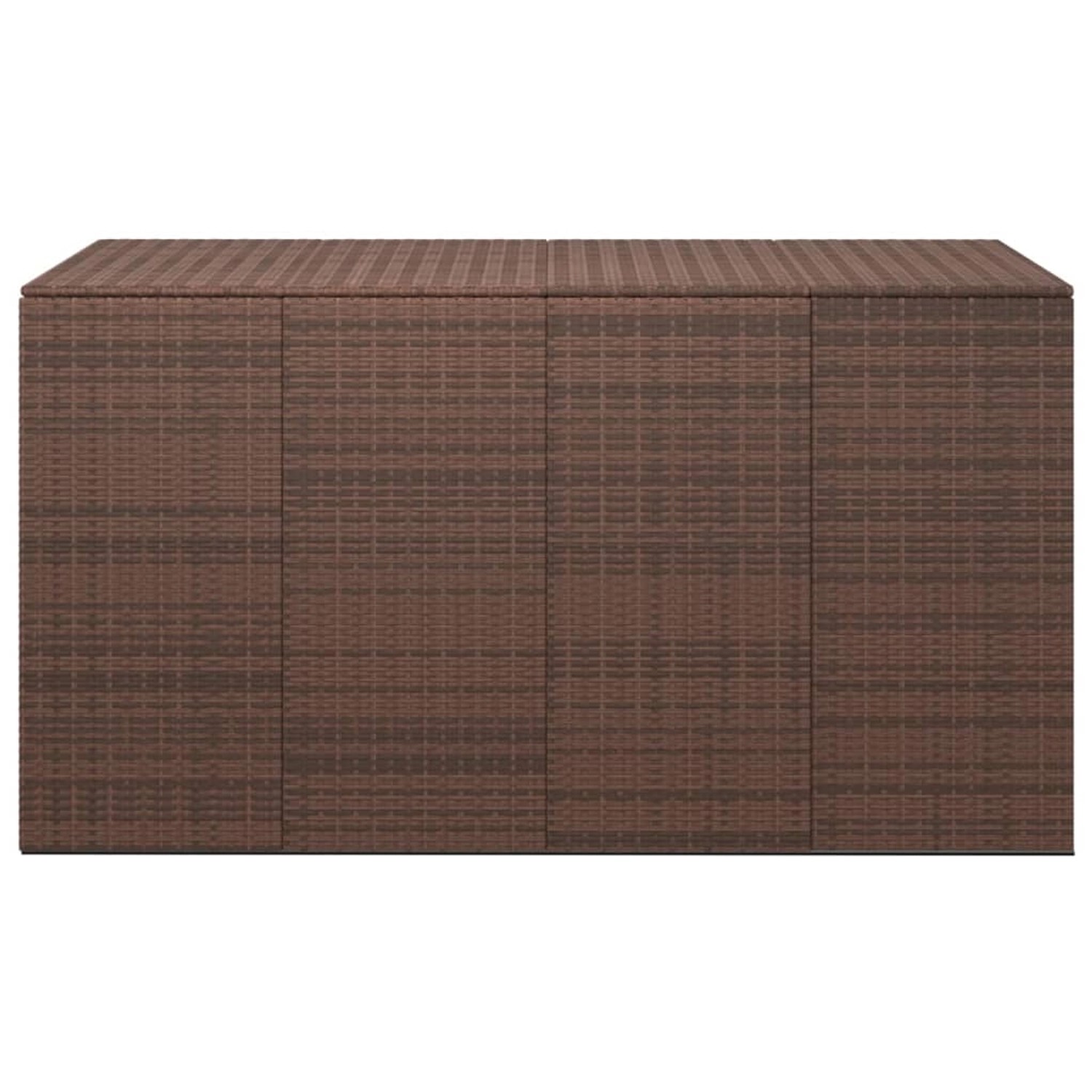 Vidaxl Garten-kissenbox Pe Rattan 194x100x103 Cm Braun günstig online kaufen