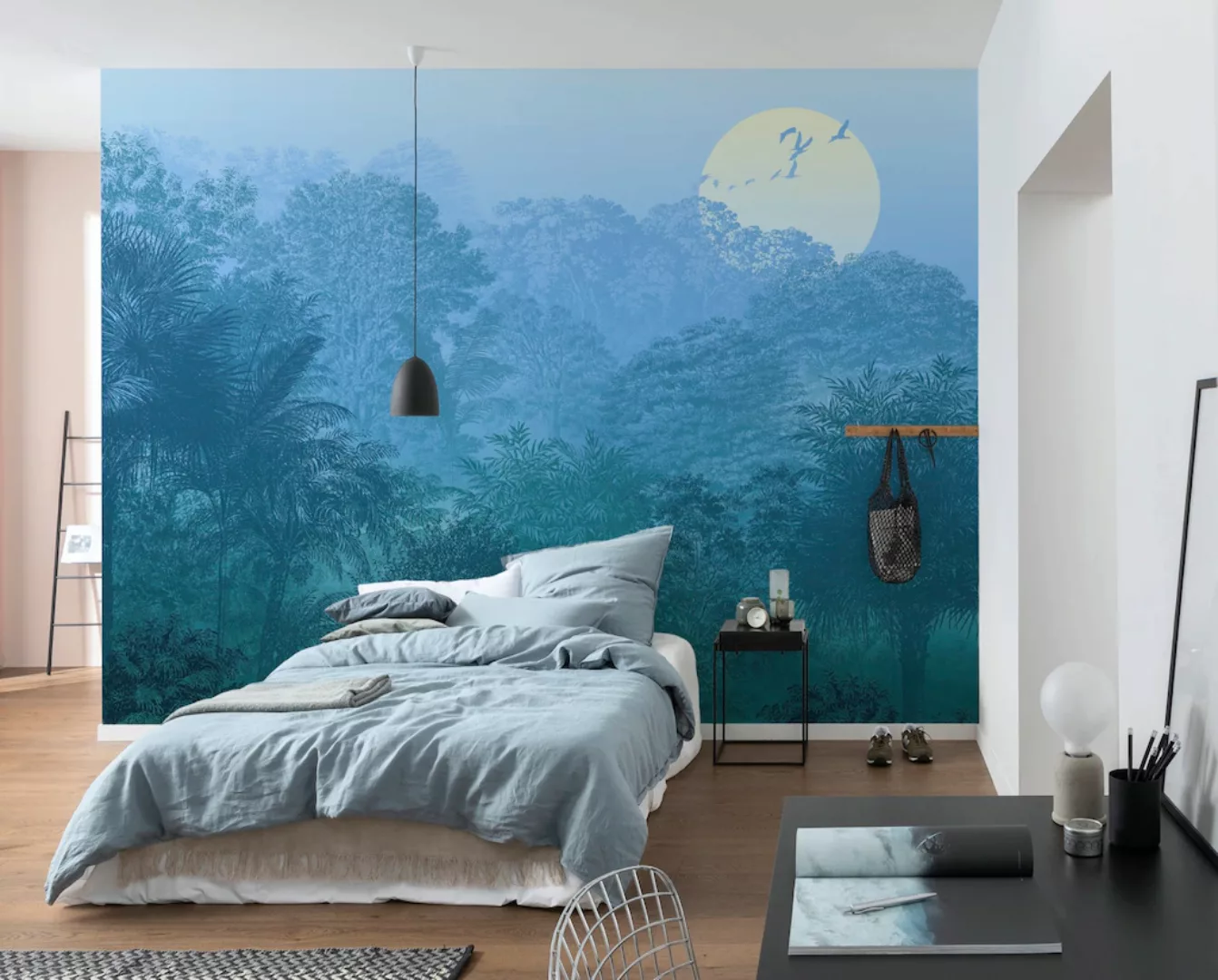 KOMAR Vlies Fototapete - Deep in the Jungle - Größe 400 x 280 cm mehrfarbig günstig online kaufen