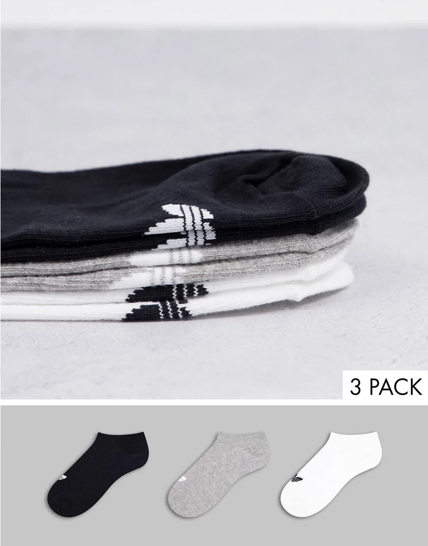 adidas Originals – Mehrfarbige Sneaker-Socken im 3er-Pack günstig online kaufen