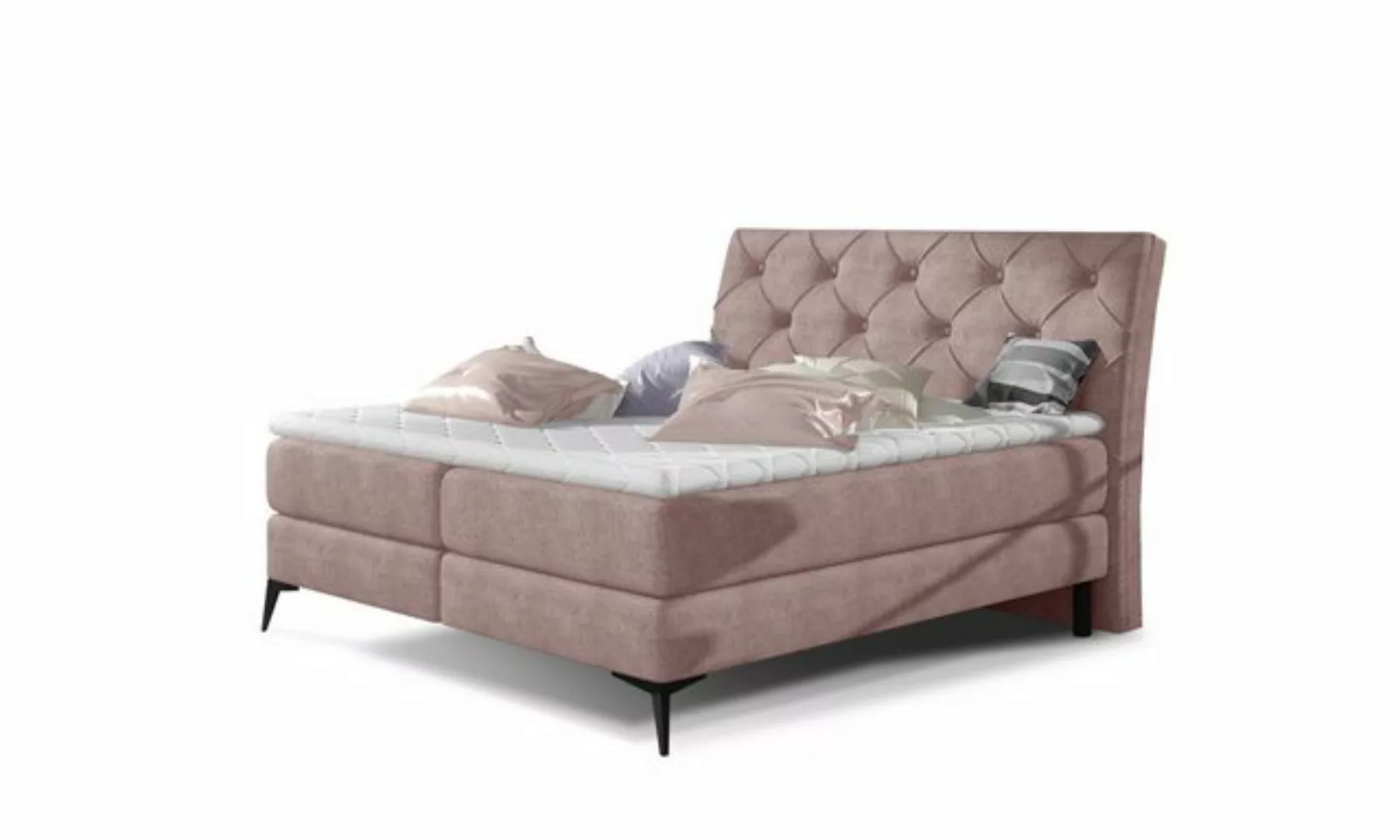 ALTDECOR Boxspringbett IZARA (H3 Matratze Bonellfederung, Topper, Kopfteil, günstig online kaufen