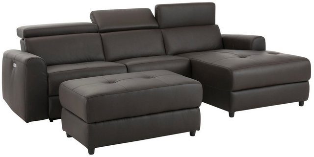 Home affaire Ecksofa "Sentrano, L-Form,", 275 cm, man. o. elektr. Relaxfunk günstig online kaufen