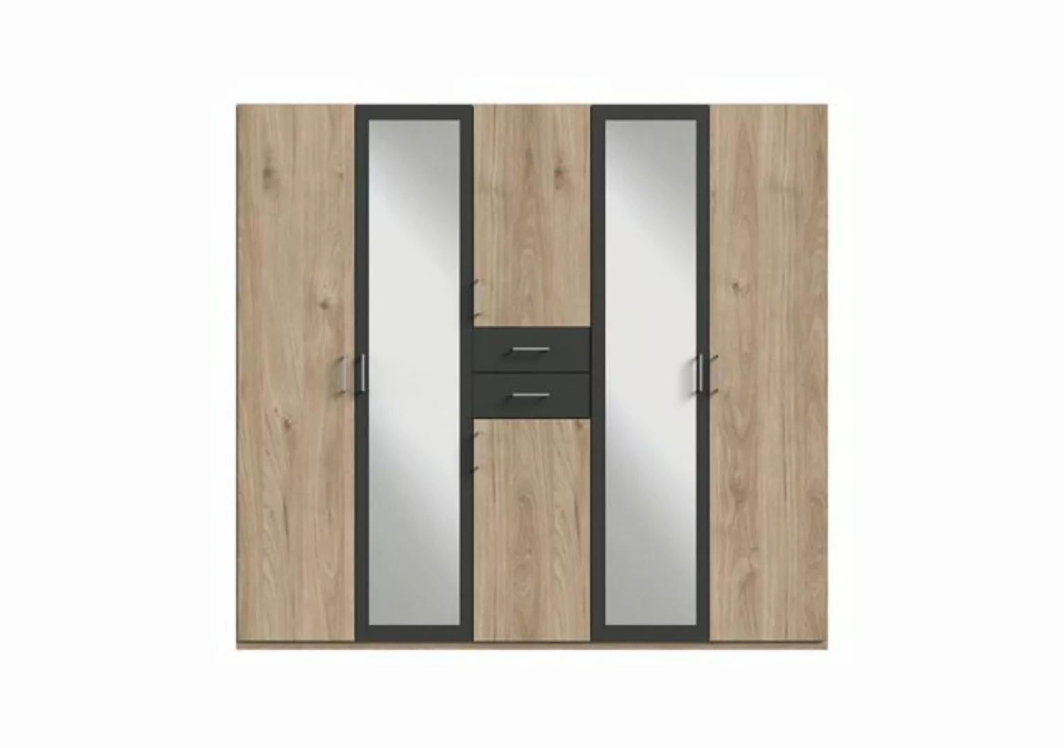 möbelando Kleiderschrank Drugi 225 x 208 x 58 cm (B/H/T) günstig online kaufen