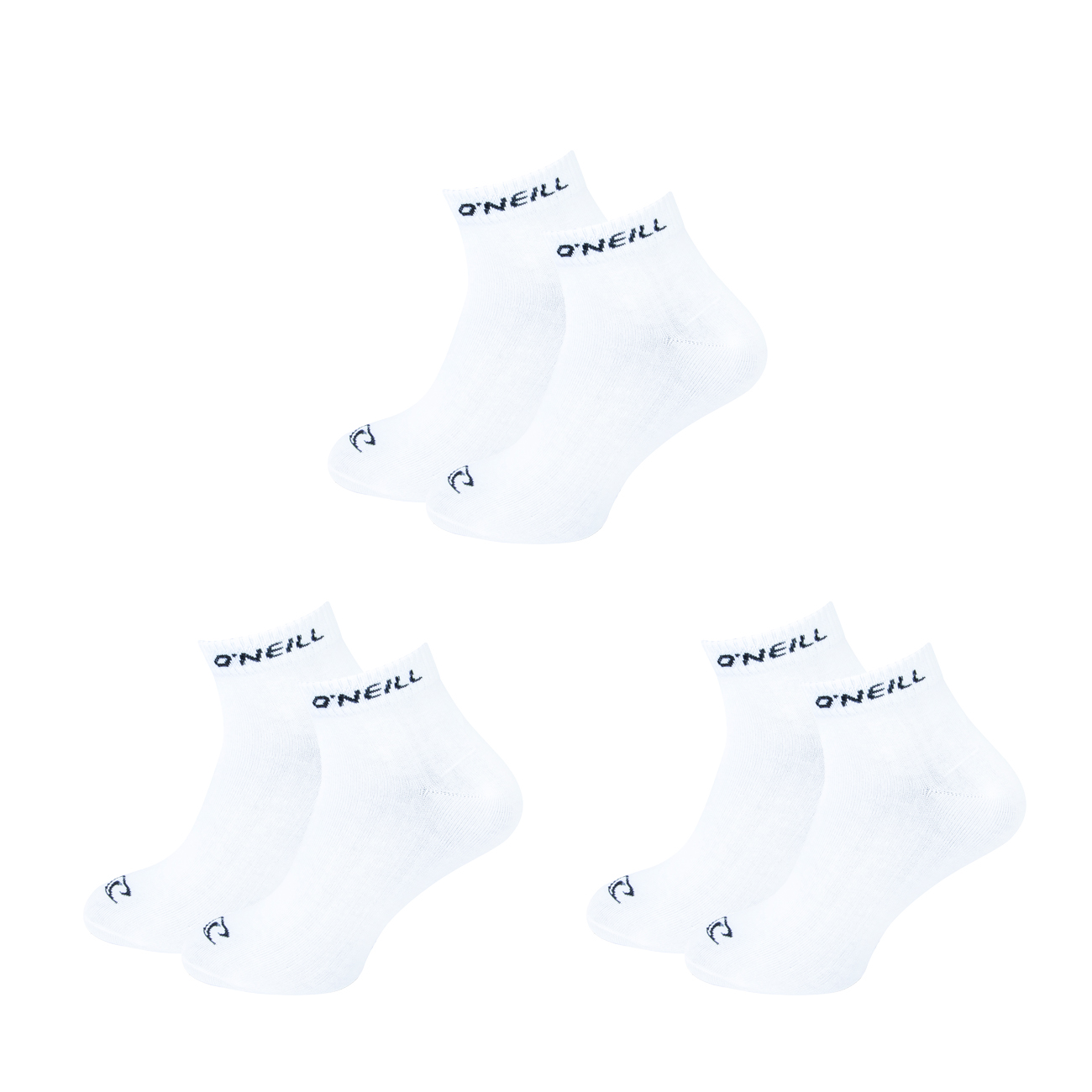 O'Neill Unisex Quarter Socken 3er Pack günstig online kaufen