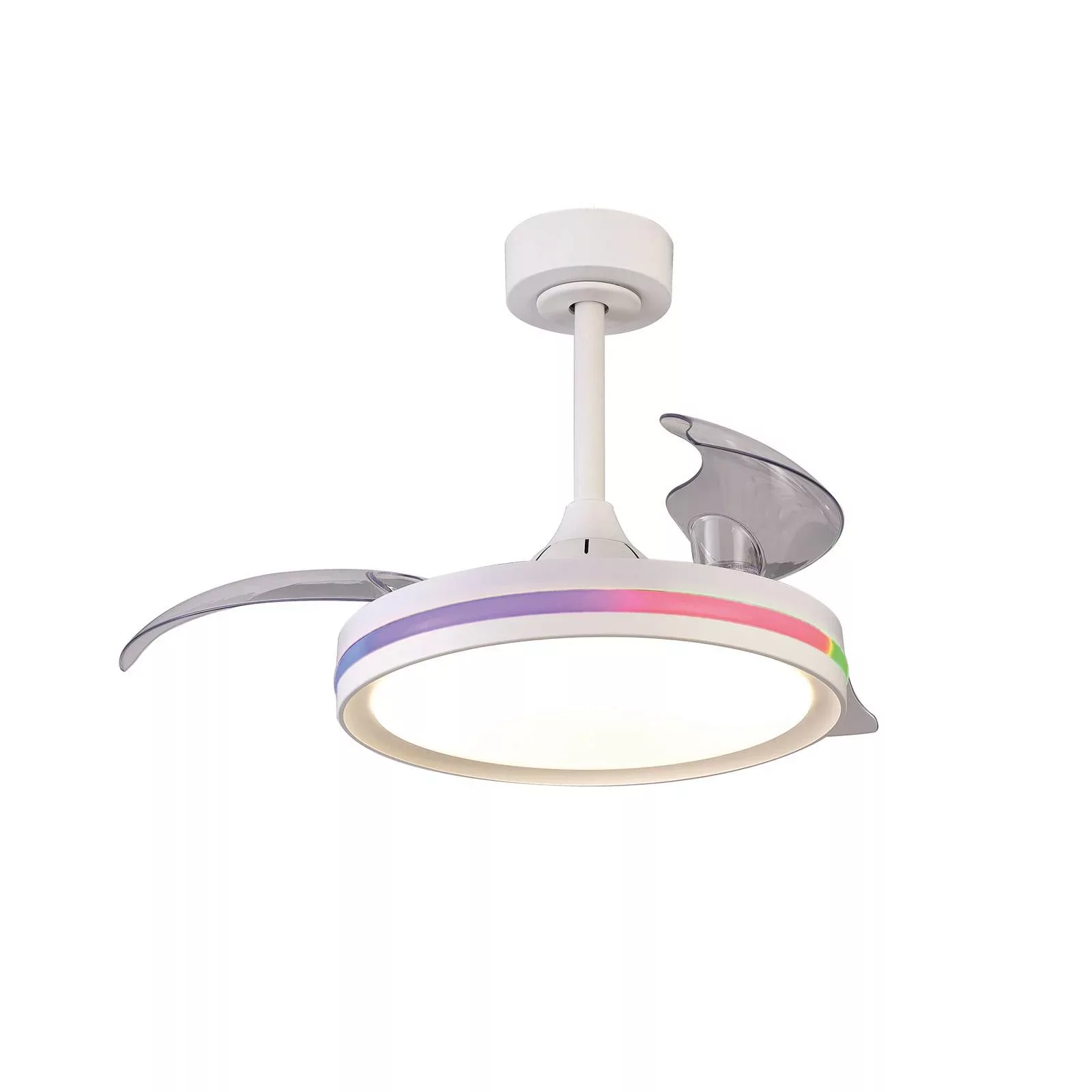 LED-Deckenventilator North weiß DC leise Ø 91 cm CCT RGB günstig online kaufen