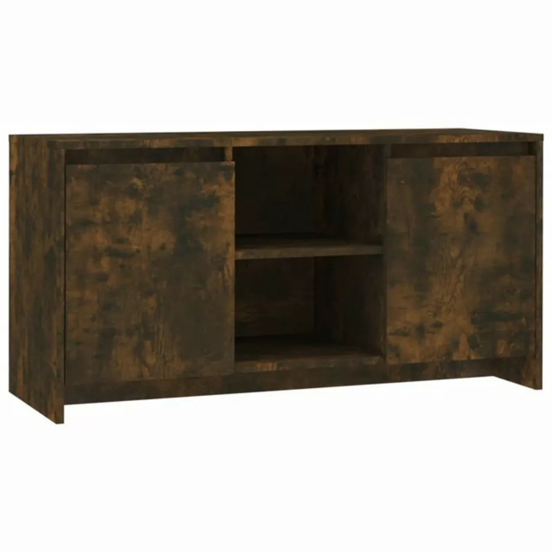 vidaXL TV-Schrank TV-Schrank Räuchereiche 102x37,5x52,5 cm Spanplatte Lowbo günstig online kaufen