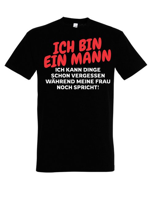 Youth Designz T-Shirt "Ich bin ein Mann" Herren T-Shirt mit witzigen Aufdru günstig online kaufen