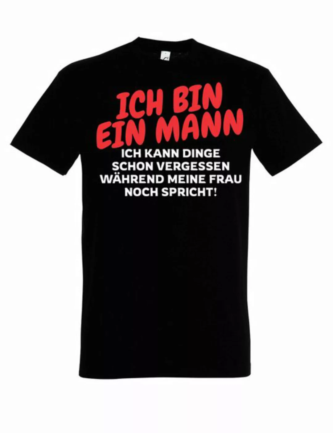 Youth Designz T-Shirt "Ich bin ein Mann"Herren T-Shirt Aufdruck Statement G günstig online kaufen