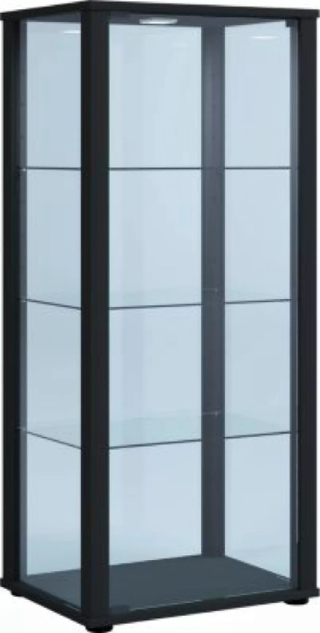 VCM Holz Glas Vitrine Sammelvitrine Glasvitrine Schaukasten Standvitrine Ka günstig online kaufen