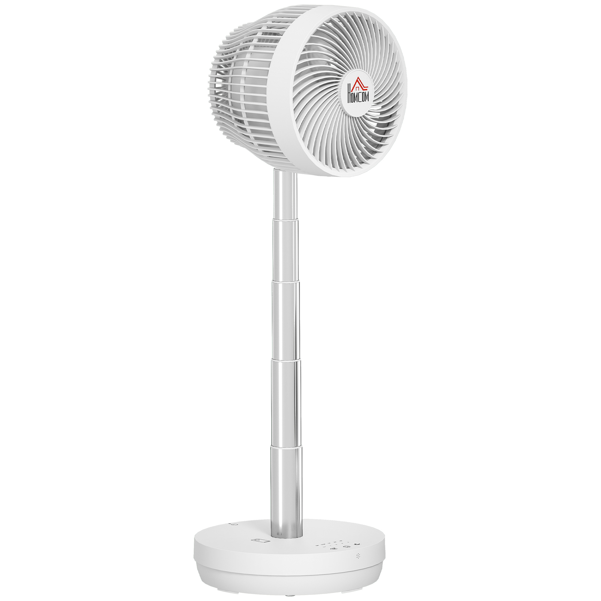 HOMCOM Schreibtischventilator mit Fernbedienung und wiederaufladbarer Batte günstig online kaufen