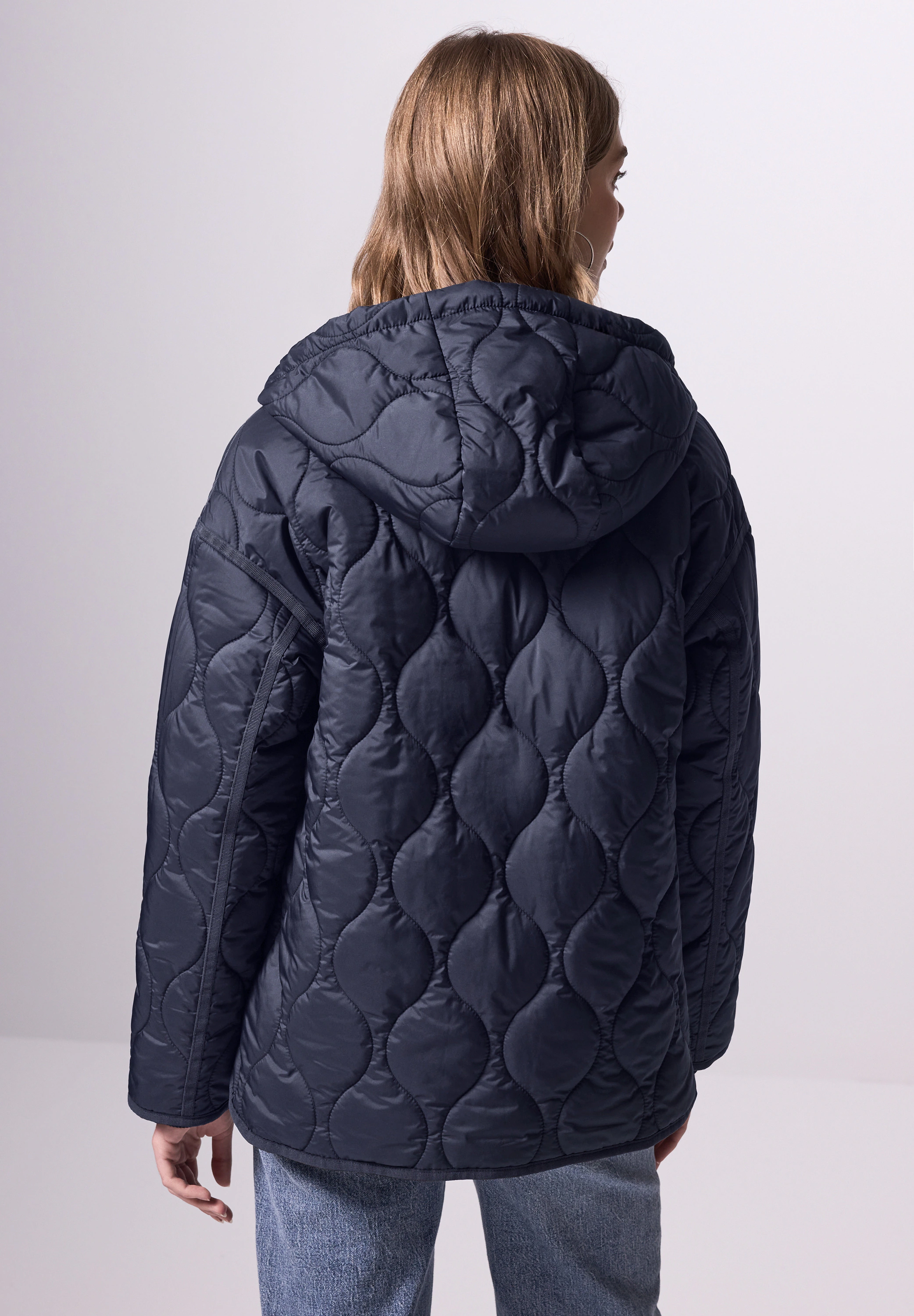 STREET ONE STUDIO Steppjacke, mit Kapuze, mit Kapuze günstig online kaufen
