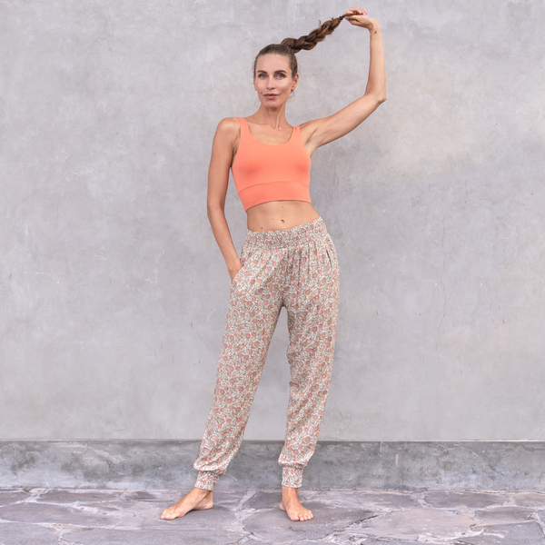 Ananda Rosebird & Flowers - Damen - Locker-leichte Sommerhose Für Yoga Und günstig online kaufen