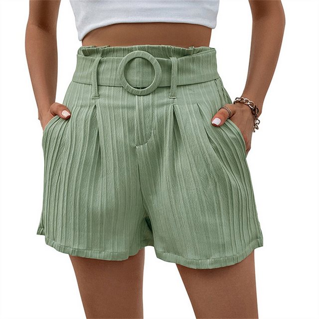 AFAZ New Trading UG 2-in-1-Shorts Einfarbige, plissierte Damen-Shorts mit G günstig online kaufen