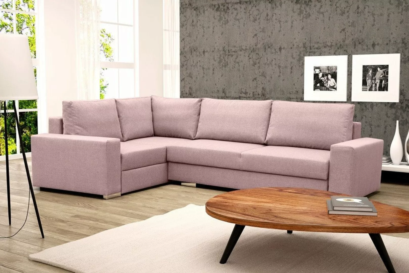 ALTDECOR Ecksofa TORNADI, Couch mit Schlaffunktion, Wohnzimmer - Wohnlandsc günstig online kaufen