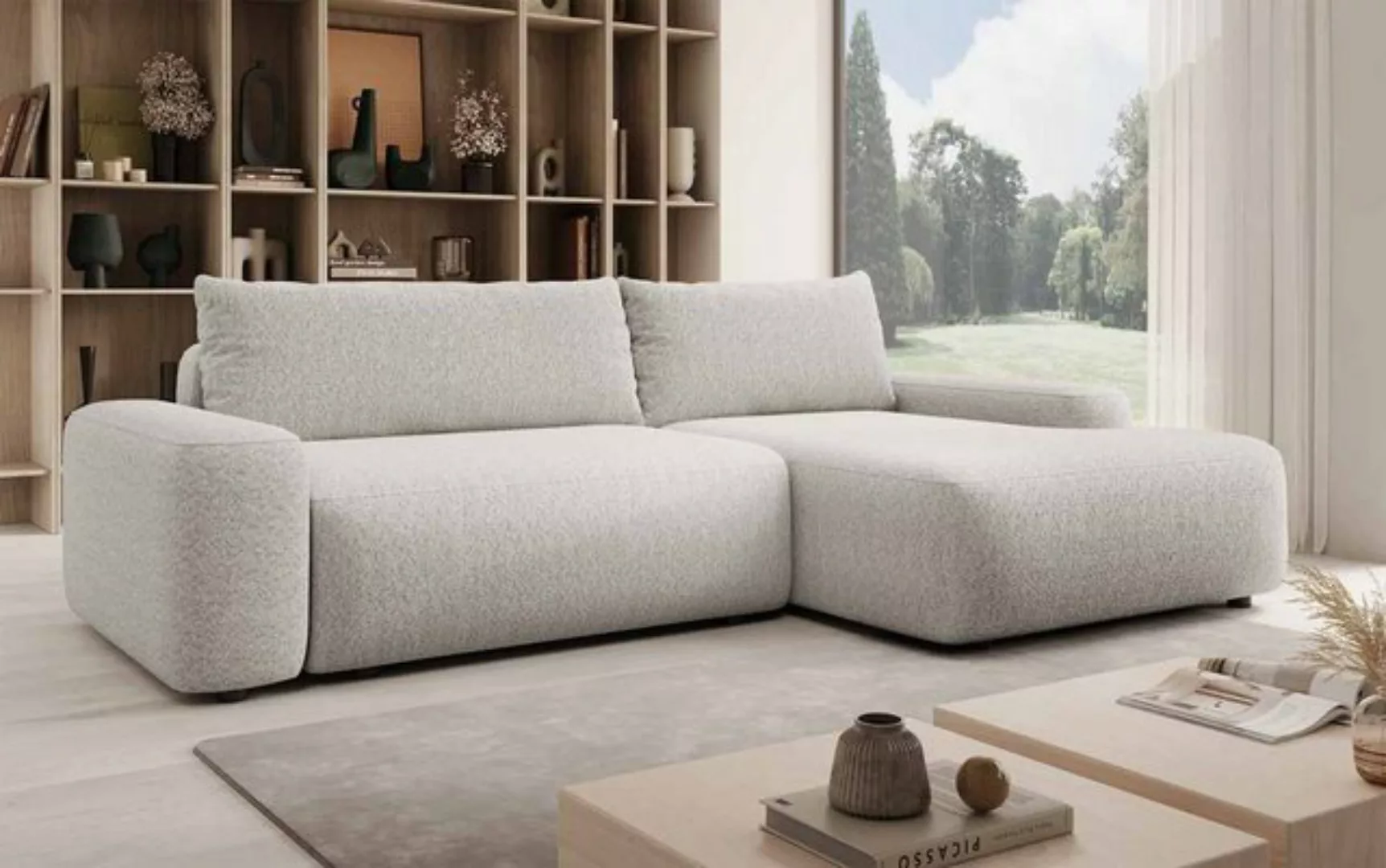 Luxusbetten24 Schlafsofa Designer Sofa Luma, mit Stauraum und Schlaffunktio günstig online kaufen