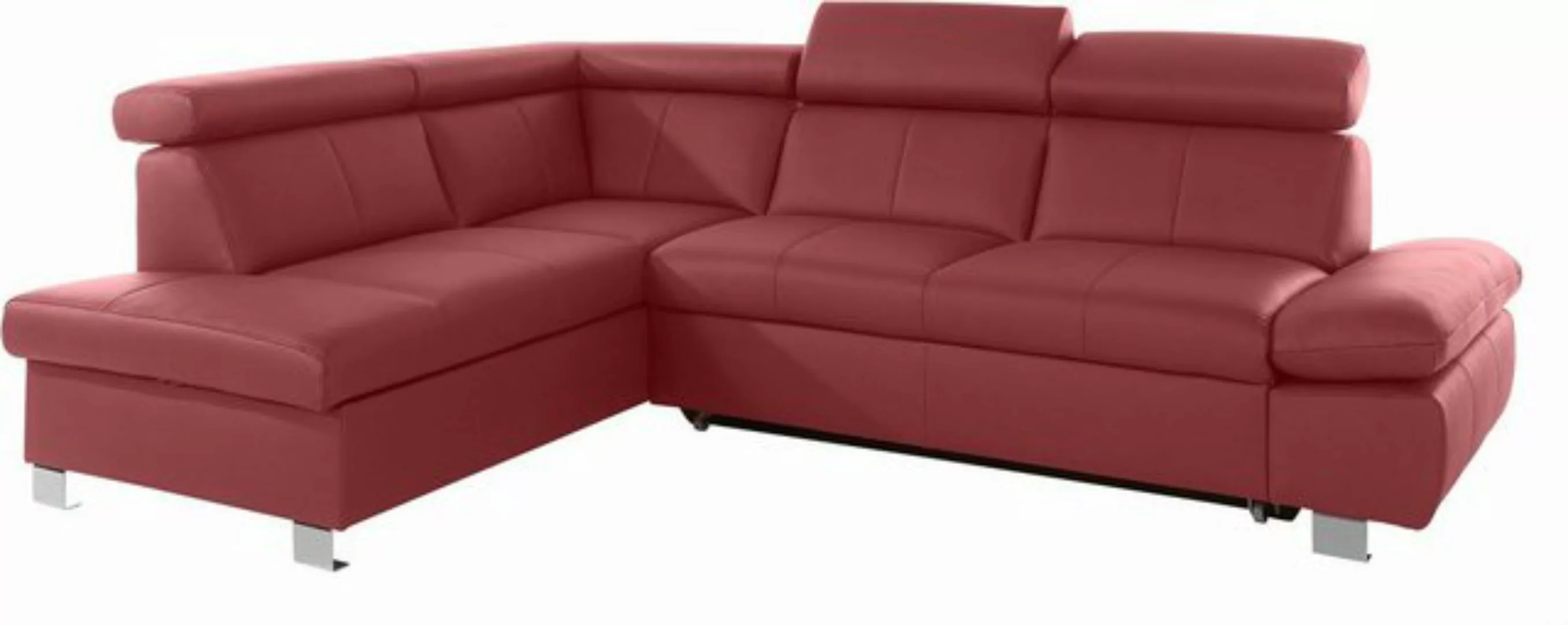 exxpo - sofa fashion Ecksofa Happy, L-Form, wahlweise mit Bettfunktion günstig online kaufen