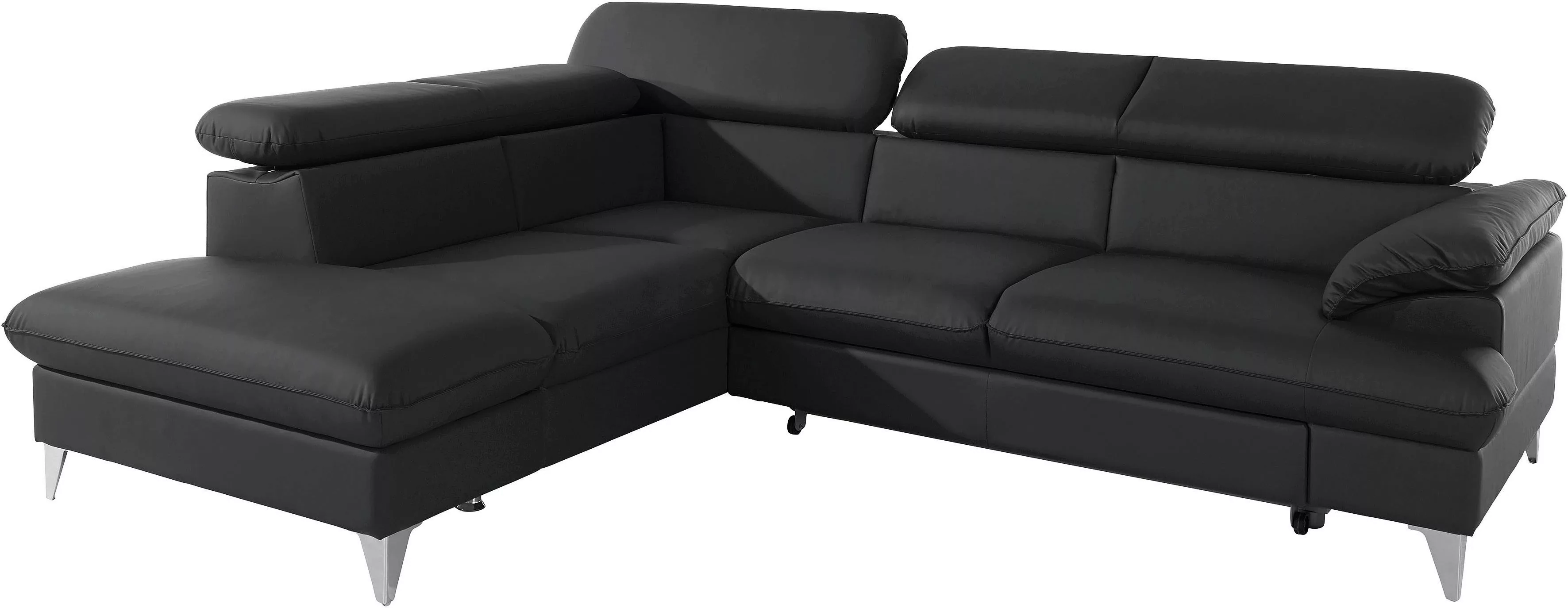 COTTA Ecksofa "Caluso L-Form", mit Kopfteilverstellung, wahlweise mit Bettf günstig online kaufen