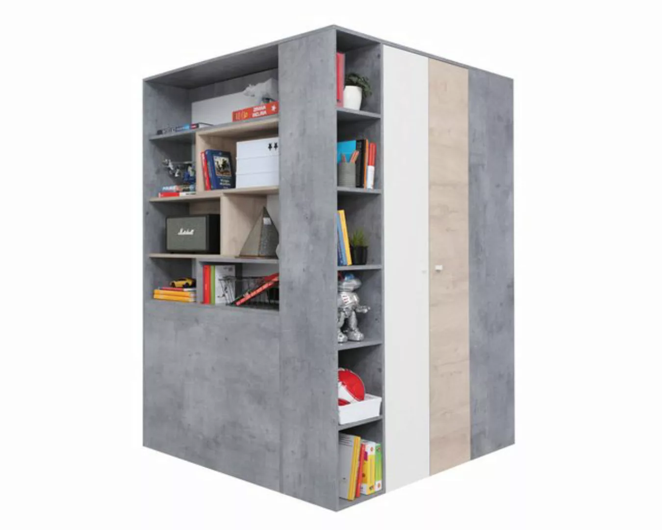 Deine Möbel 24 Eckschrank SIMON 01 Garderobe Jugendzimmer Kinderzimmer Gard günstig online kaufen