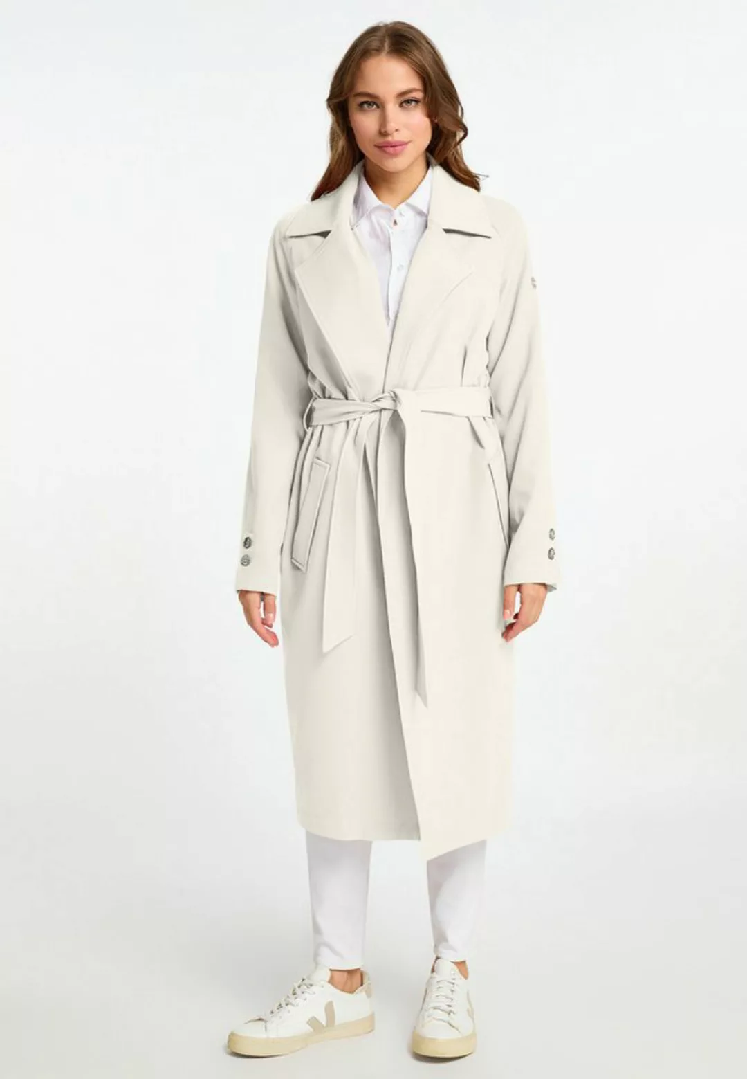 Frieda & Freddies Trenchcoat Coat / Nova2 mit dezenten Farbdetails günstig online kaufen