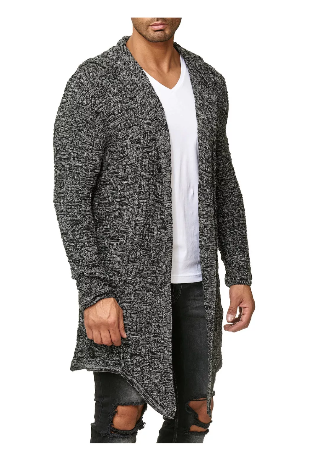 RedBridge Strickjacke "Shreveport", mit asymmetrischem Schnitt günstig online kaufen