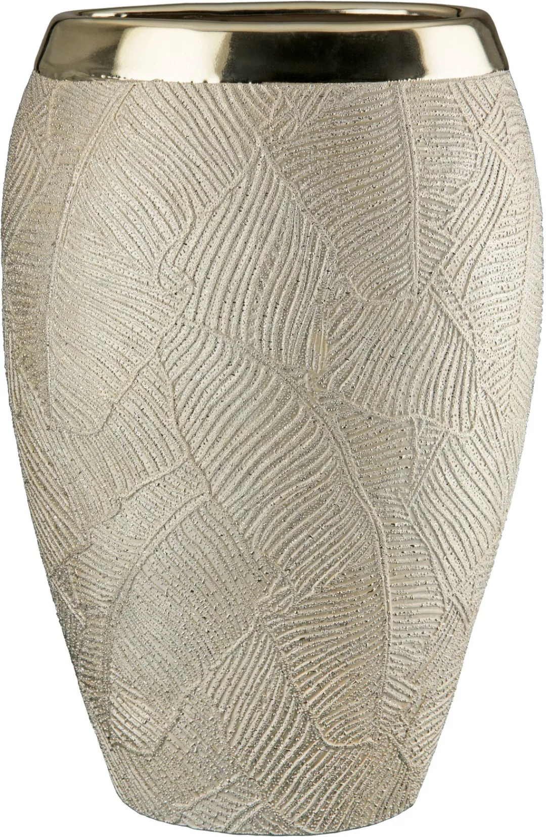 GILDE Dekovase "Cascade", aus Keramik, Höhe ca. 35 cm günstig online kaufen
