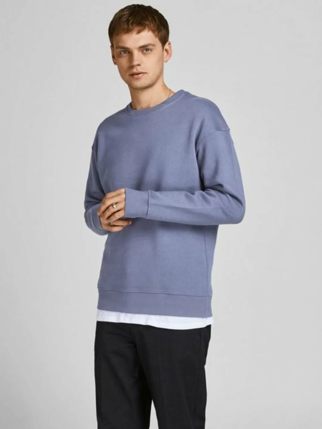 Jack & Jones Herren Sweatshirt JJESTAR BASIC - Relaxed Fit günstig online kaufen