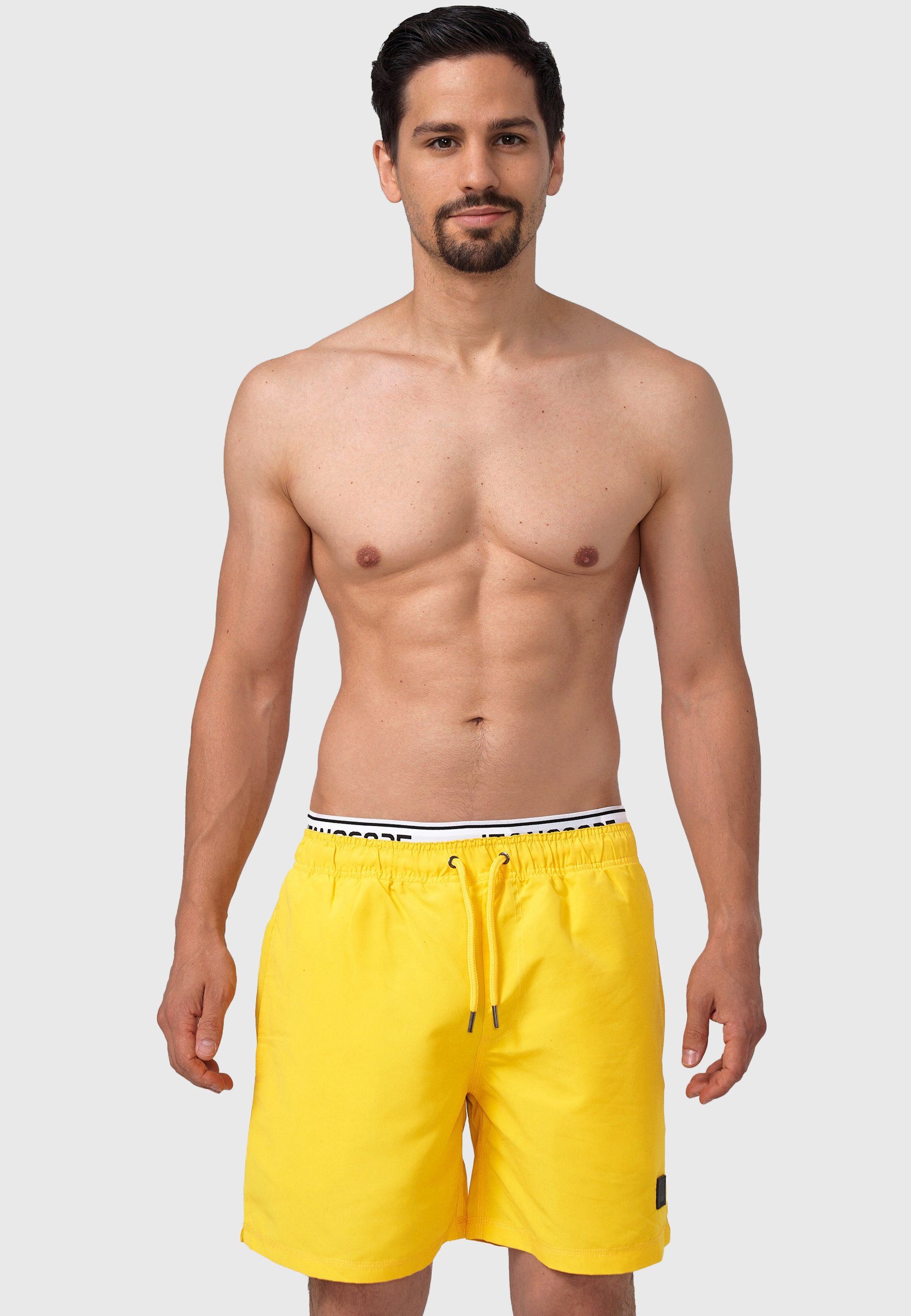 Indicode Badeshorts Solomon mit elastischem Bund günstig online kaufen