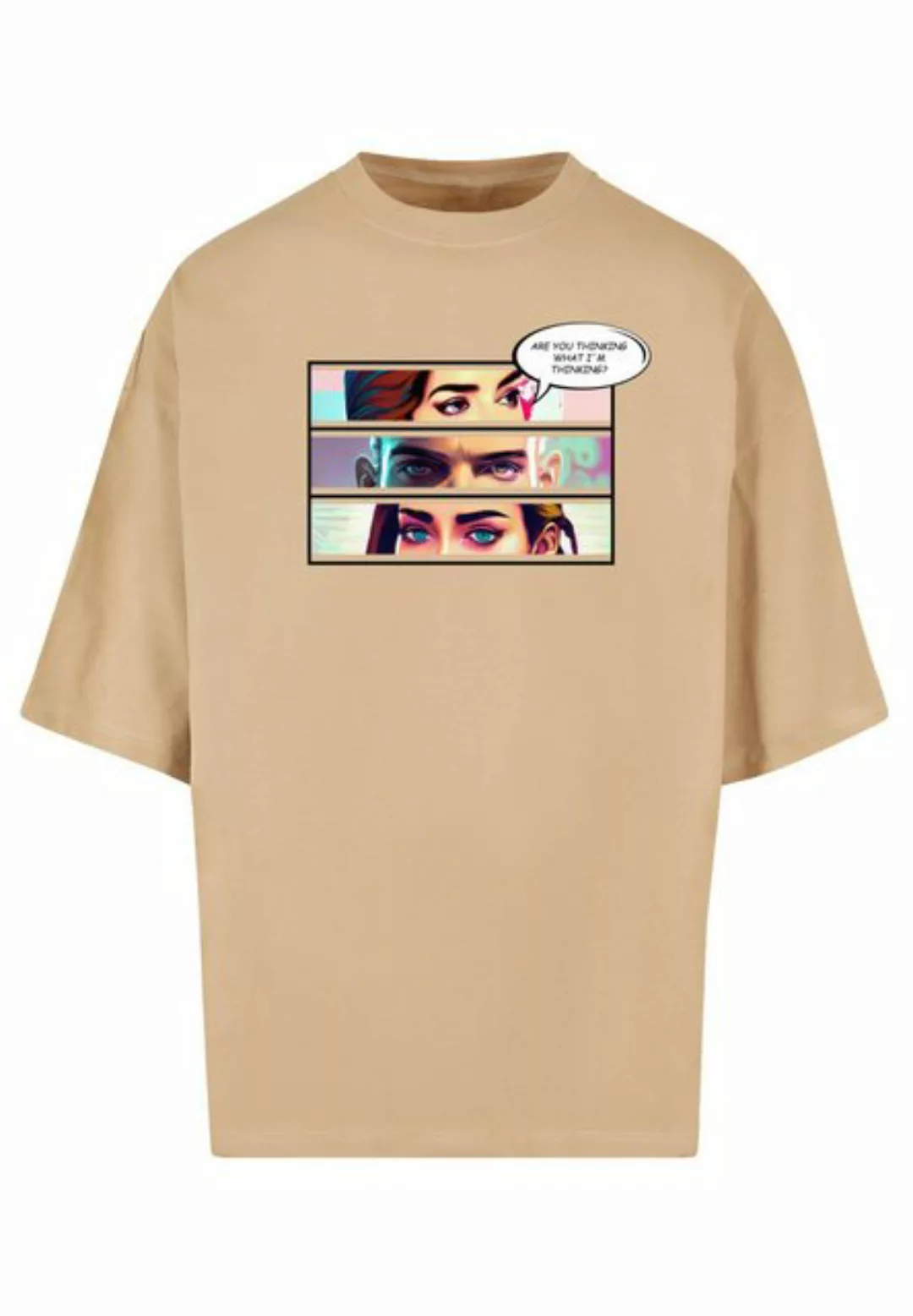 Merchcode T-Shirt Merchcode Herren Thinking Comic Huge Tee (1-tlg) günstig online kaufen