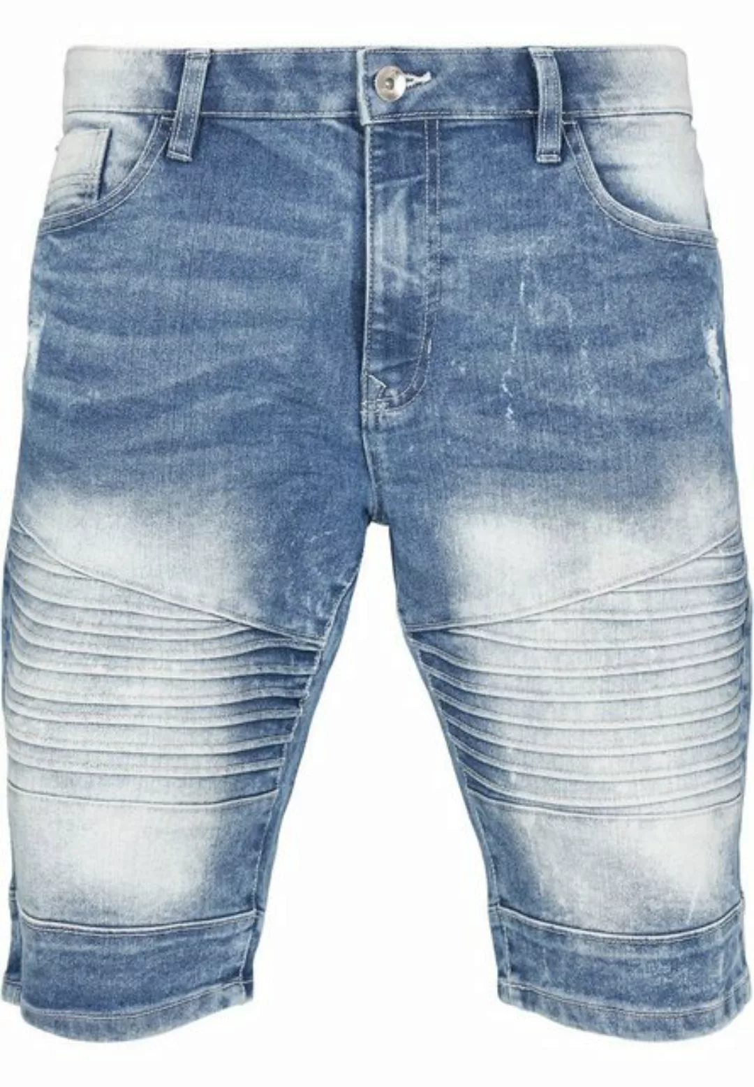 Southpole Stoffhose "Southpole Herren Biker Denim Shorts", (1 tlg.) günstig online kaufen