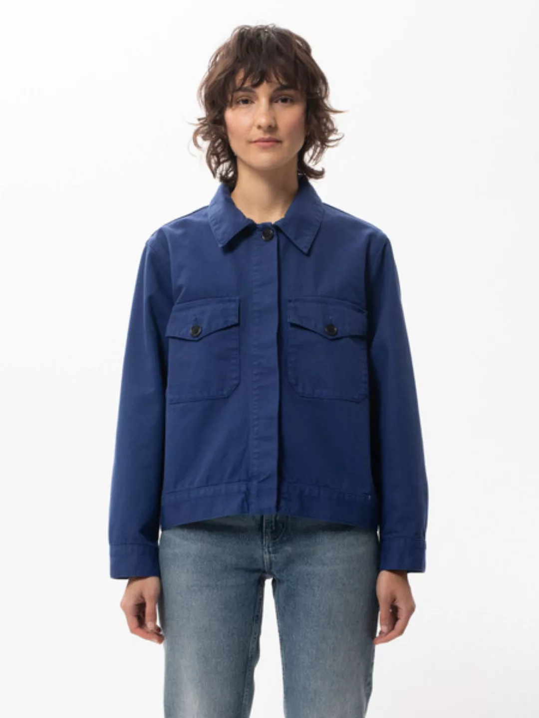 Damen Worker Jacket "Wilma Blue Touch" günstig online kaufen