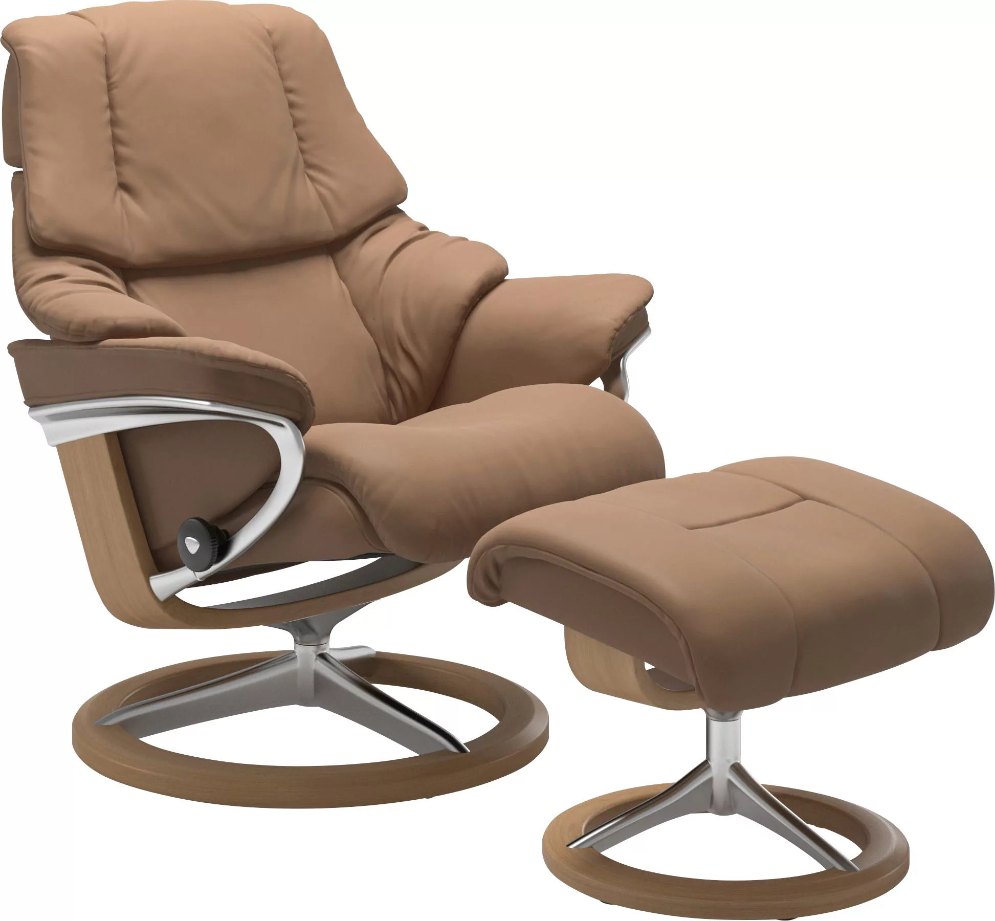 Stressless Fußhocker "Reno", mit Signature Base, Gestell Eiche günstig online kaufen