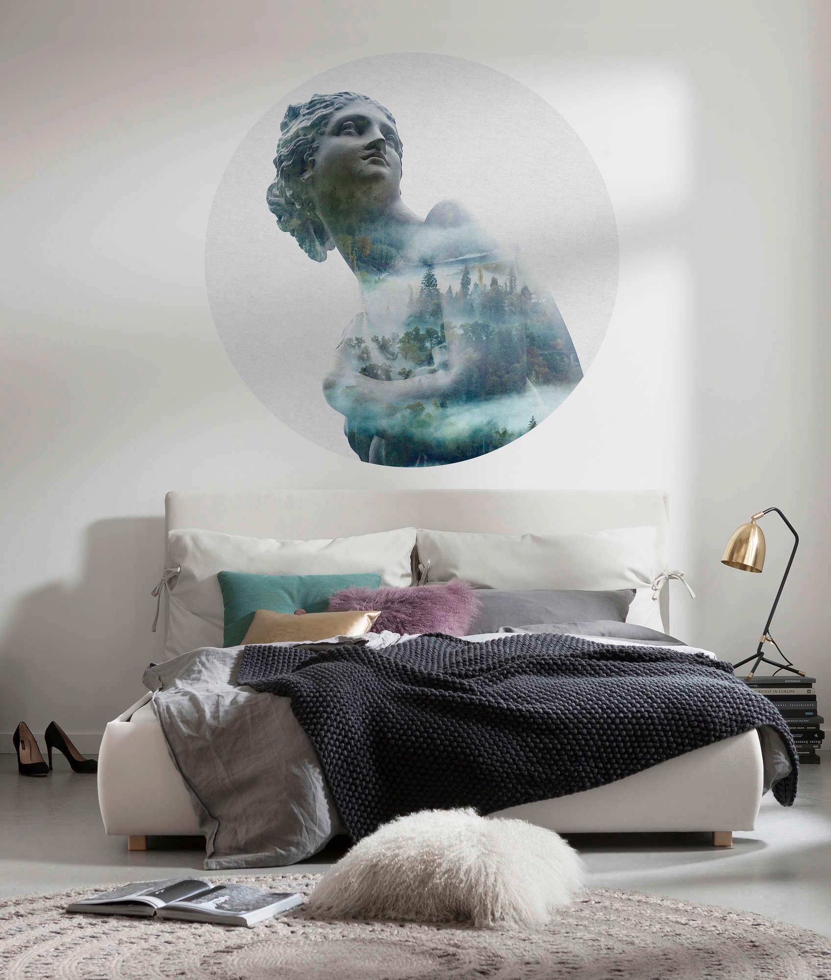 KOMAR Selbstklebende Vlies Fototapete/Wandtattoo - Gaia - Größe 125 x 125 c günstig online kaufen