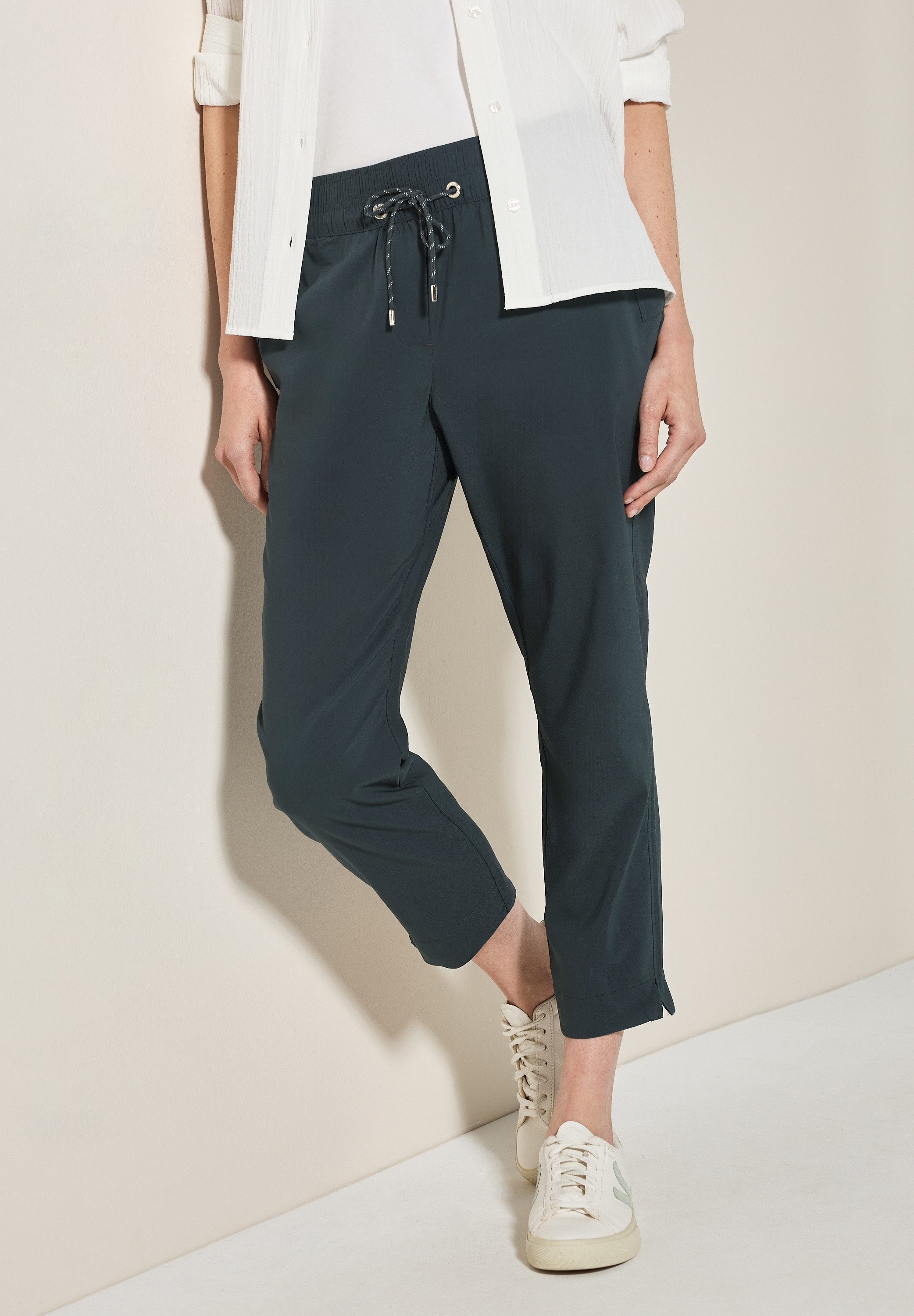 Cecil Jogger Pants, Elastikbund mit Tunnelzug günstig online kaufen
