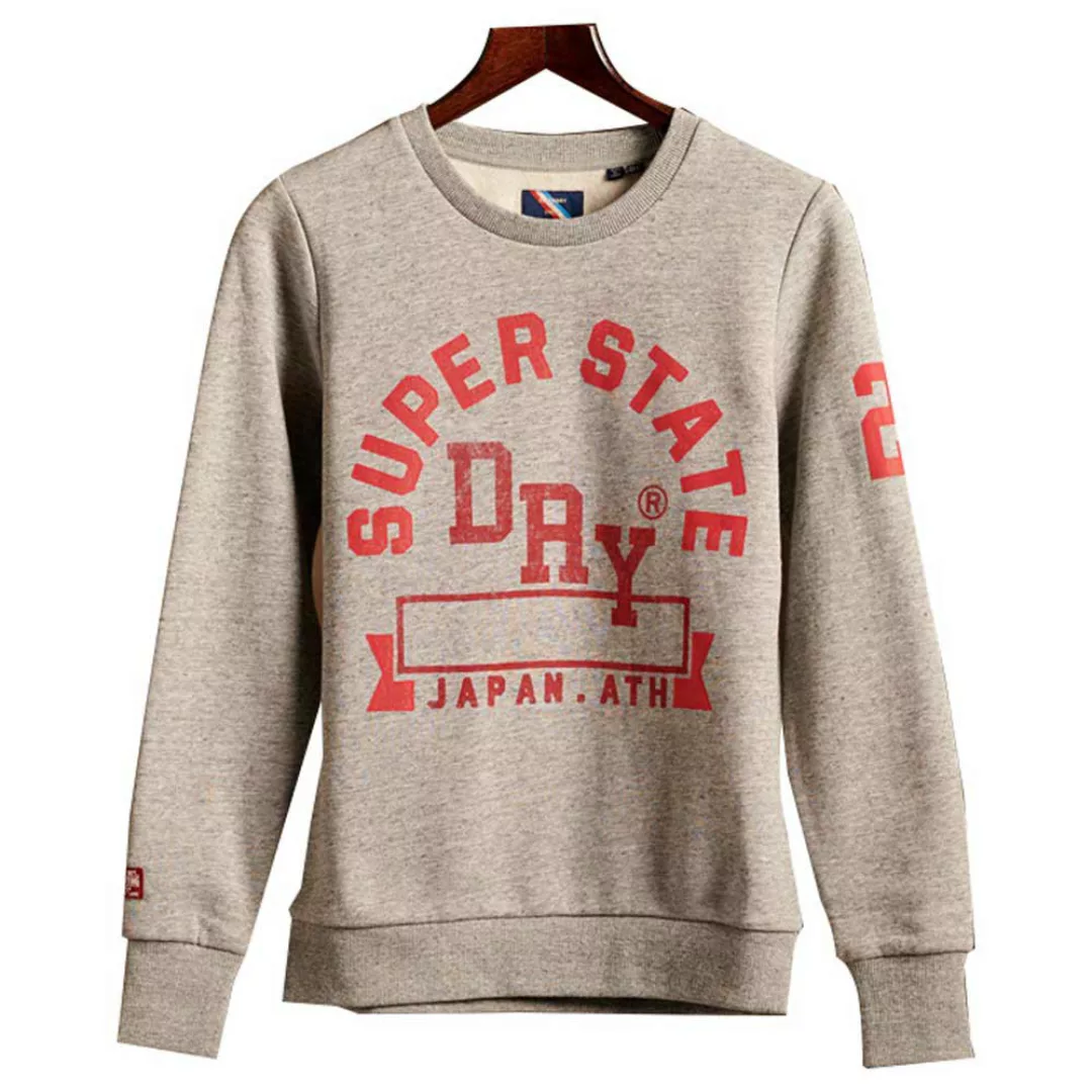 Superdry Track&field Classic Sweatshirt XL Soft Grey Marl günstig online kaufen