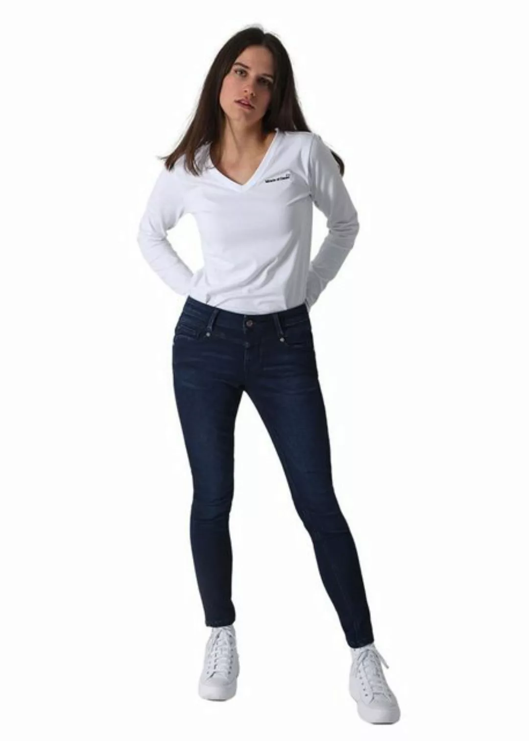 M.O.D. Damen Jeans ELLEN - Skinny Fit - Blau- Stretchy Blue Jogg günstig online kaufen