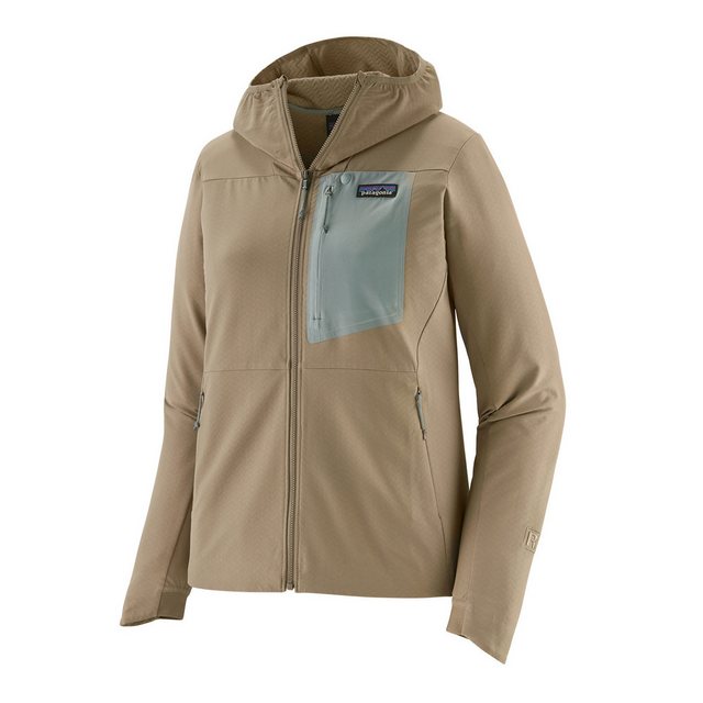 Patagonia Sommerjacke Patagonia Damen Softshelljacke R1 CrossStrata Hoody günstig online kaufen