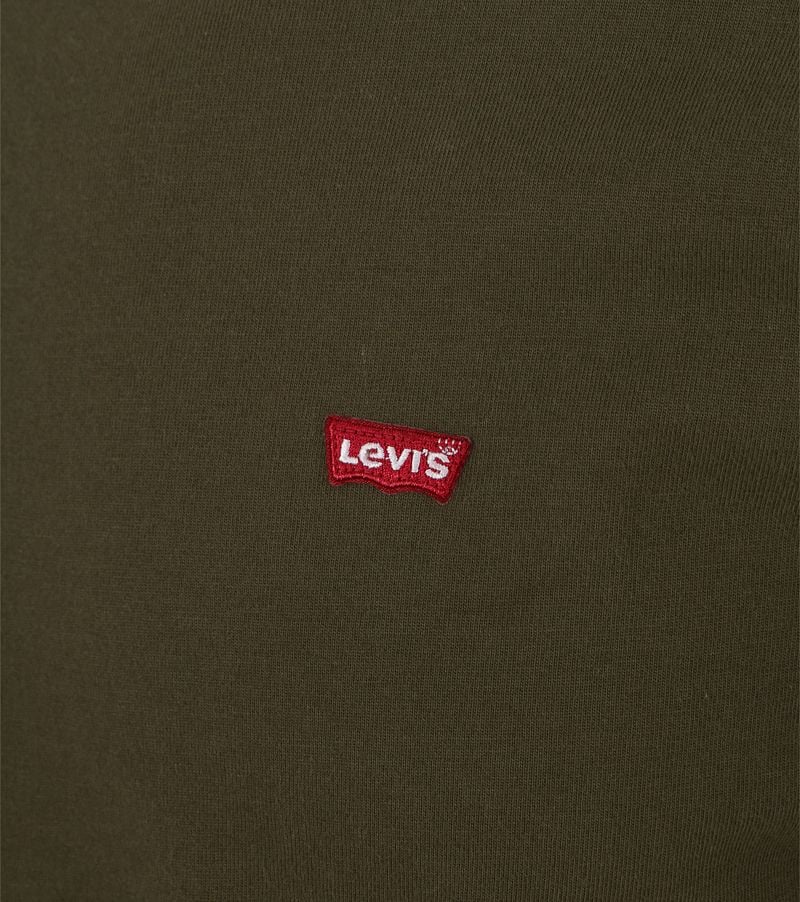 Levi's T-shirt Original Dunkelgrün - Größe M günstig online kaufen