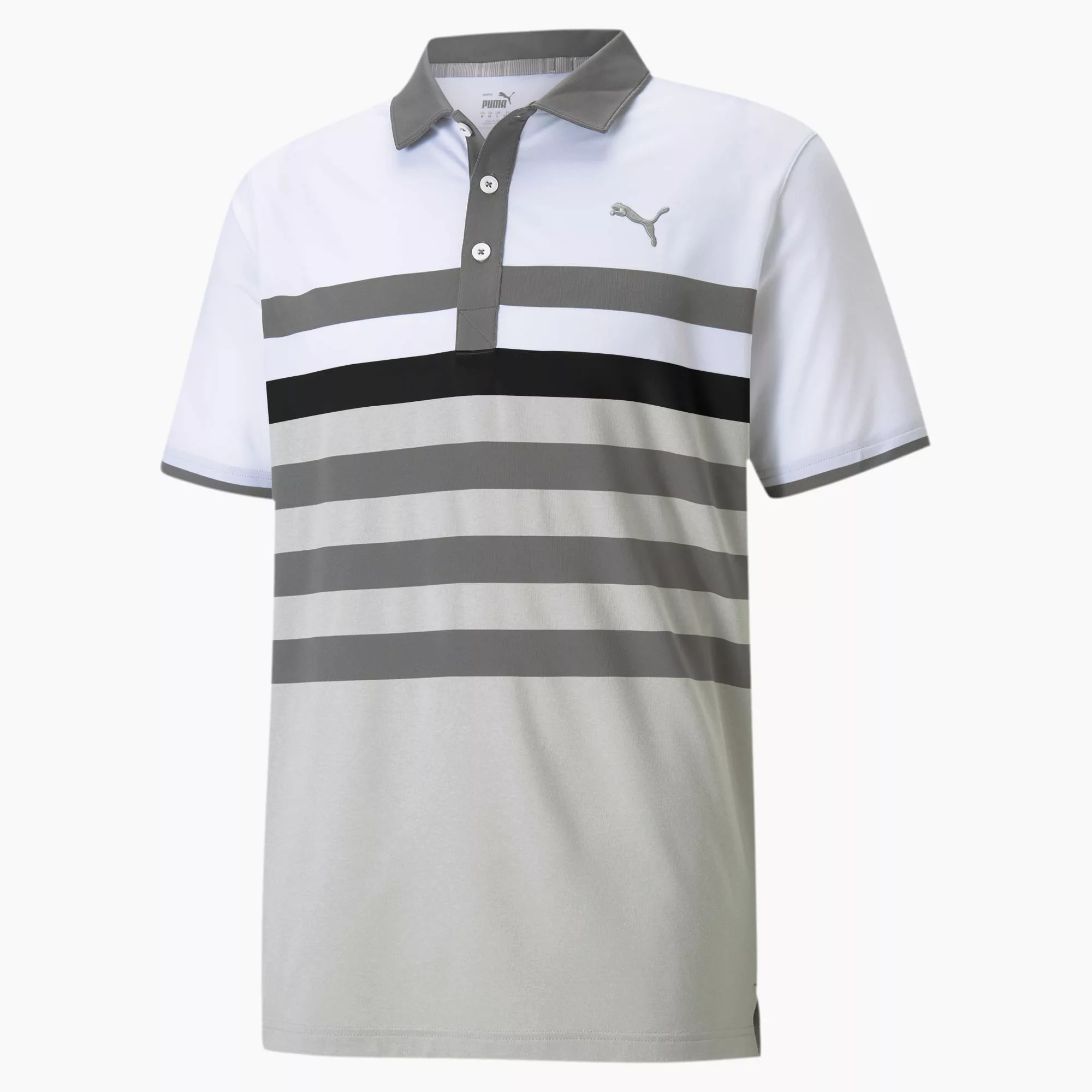 PUMA MATTR One Way Herren Golf-Poloshirt | Mit Aucun | Grau/Schwarz | Größe günstig online kaufen