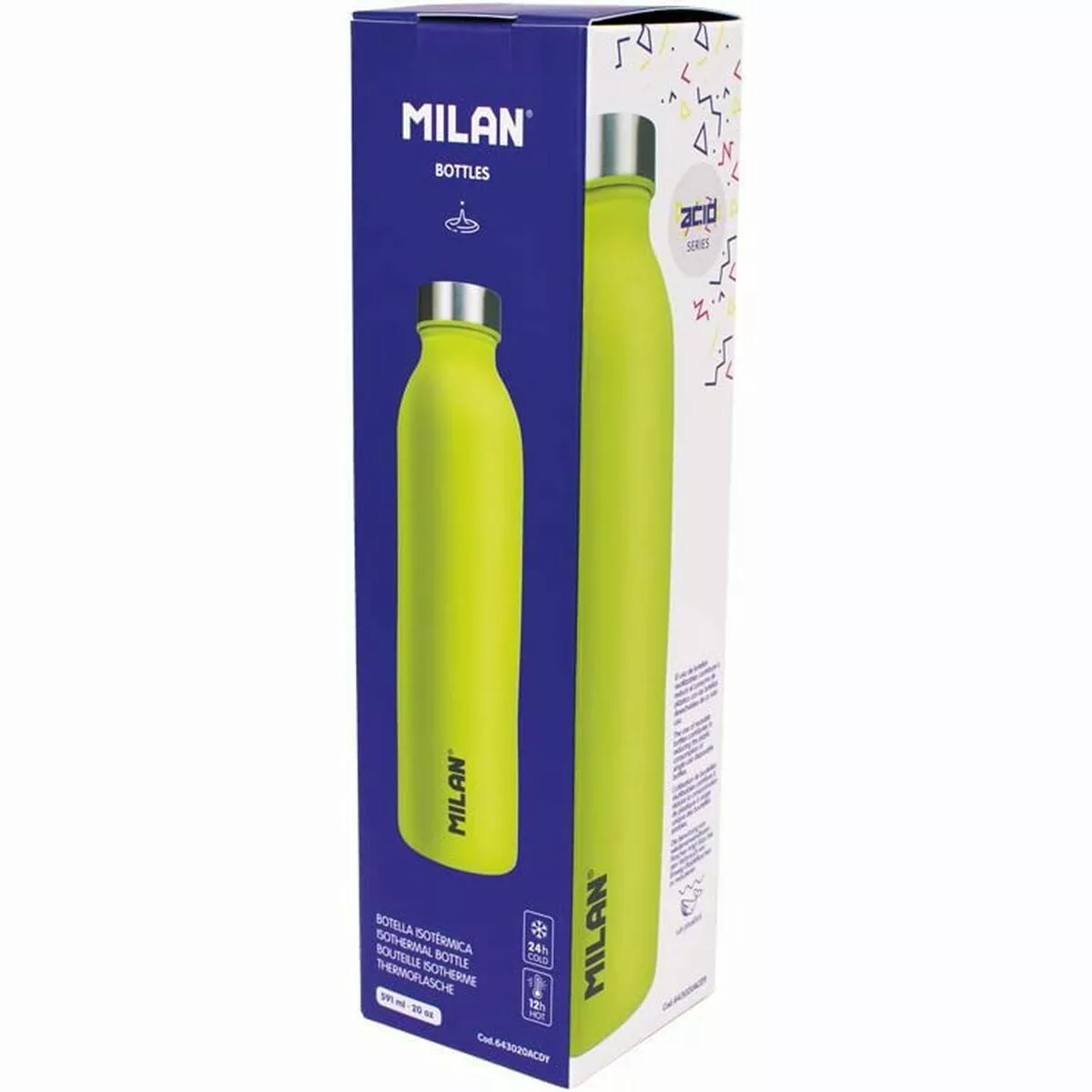 Thermosflasche Milan Acid Edelstahl Gelb (591 Ml) günstig online kaufen