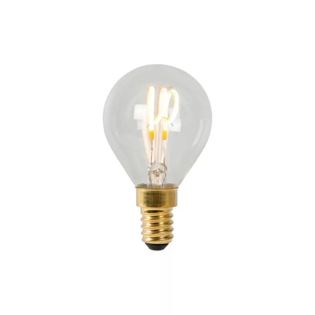 LED Leuchtmittel E14 - Tropfen P45 in Transparent 3W 210lm 2700K 4er-Pack günstig online kaufen