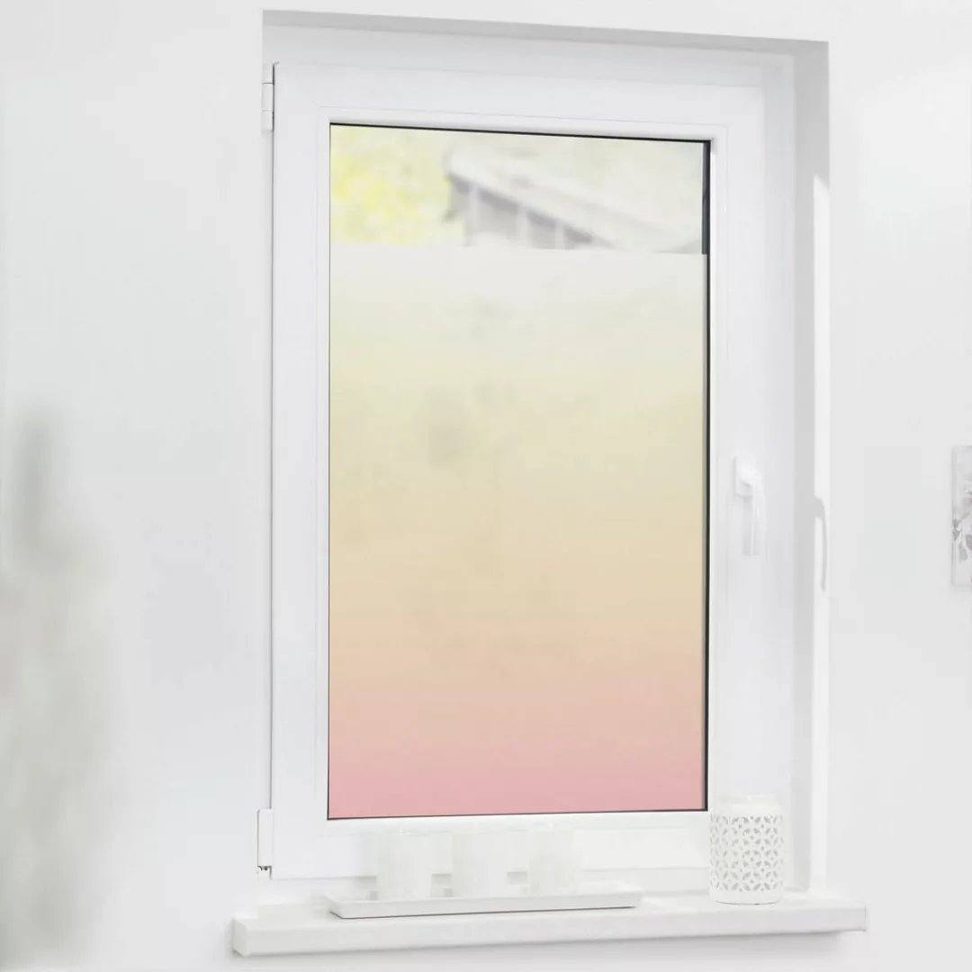 LICHTBLICK Fensterfolie Ombre  Ombre rosa B/L: ca. 100x180 cm günstig online kaufen