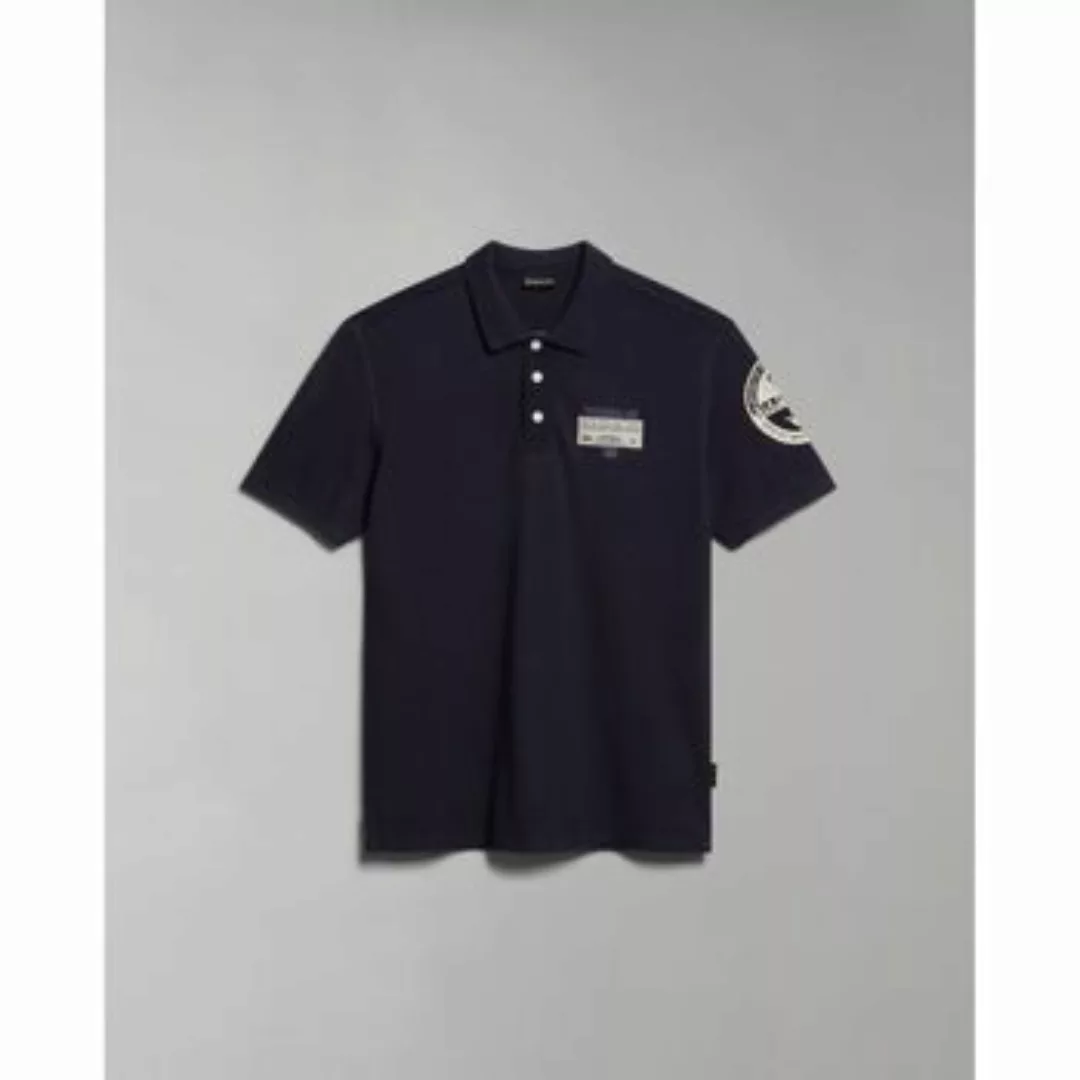 Napapijri  T-Shirts & Poloshirts E-AMUNDSEN NP0A4H6A-176 BLU MARINE günstig online kaufen
