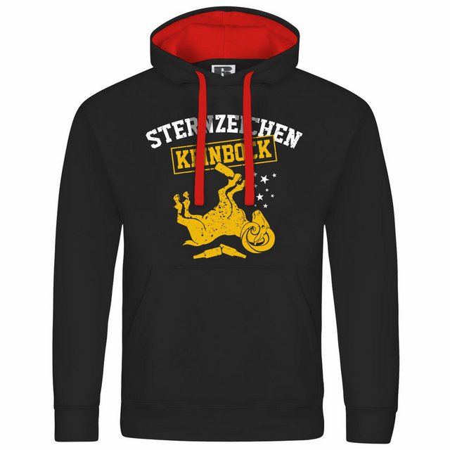 deinshirt Kapuzenpullover Herren Kapuzenpullover Sternzeichen KEIN BOCK Mit günstig online kaufen